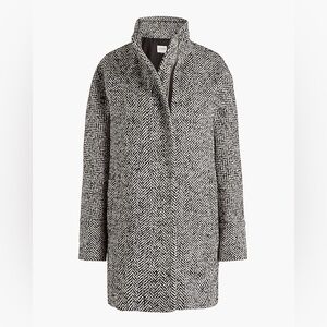 BNWT J. Crew Herringbone City Coat 0